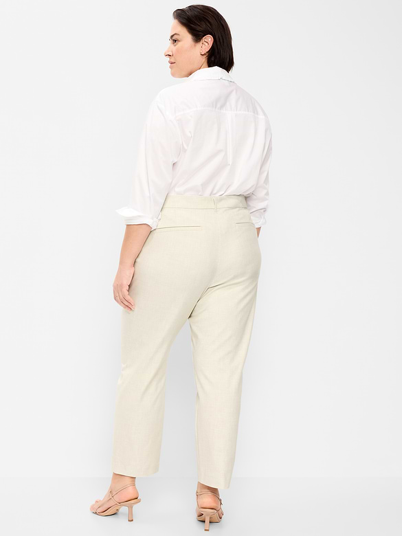 High-Waisted Pixie Straight Pants