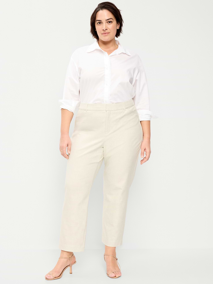 Image number 8 showing, High-Waisted Pixie Straight Pants
