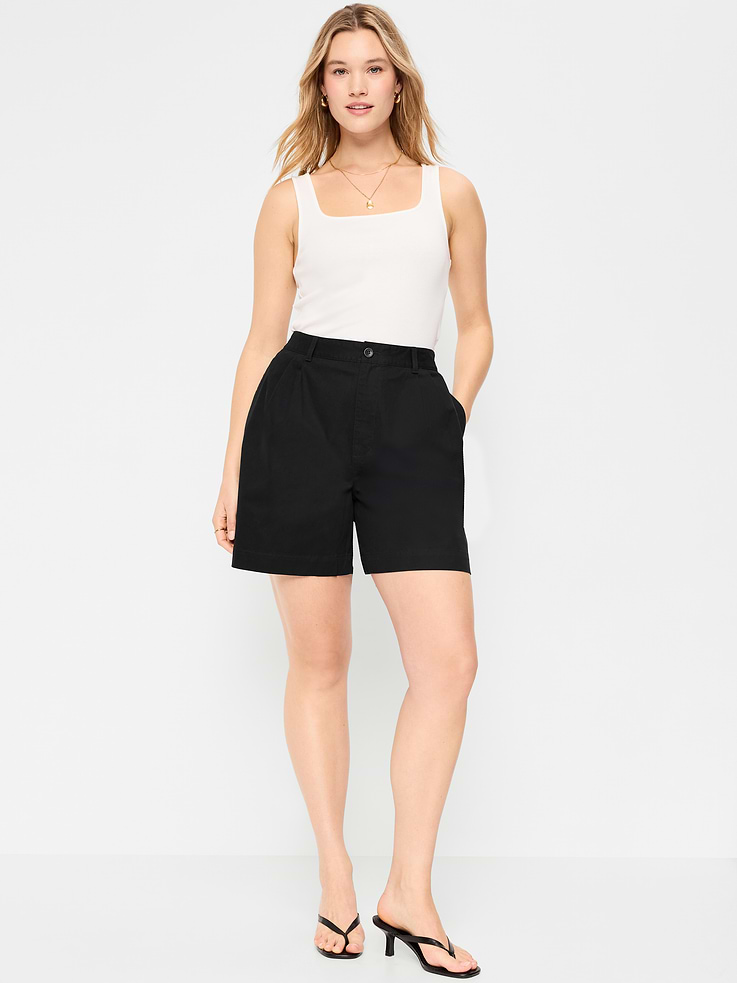 Image number 6 showing, High-Waisted OGC Chino Shorts -- 6-inch inseam
