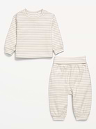 Image number 2 showing, Cozy-Knit Long-Sleeve Top and Leggings Set for Baby