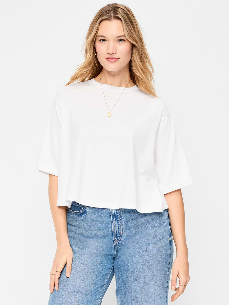 Image number 4 showing, Short-Sleeve Trapeze T-Shirt
