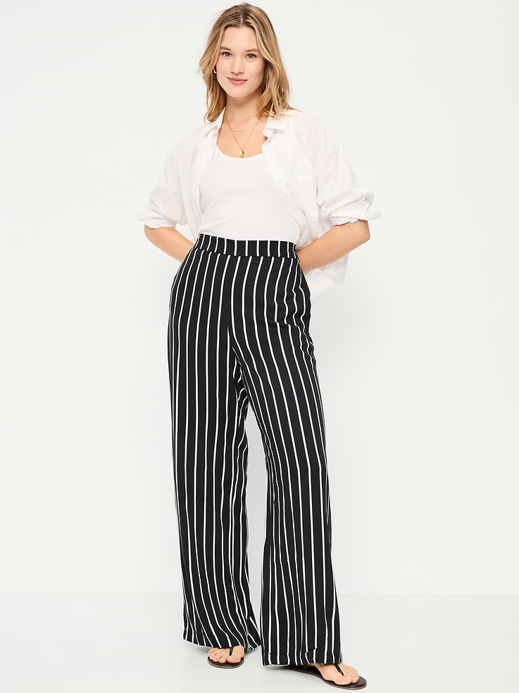 Image number 6 showing, High-Waisted Playa Wide-Leg Pants