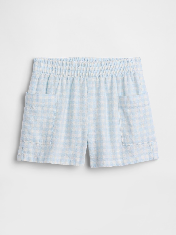 Image number 1 showing, babyGap Pull-On Linen-Blend Shorts