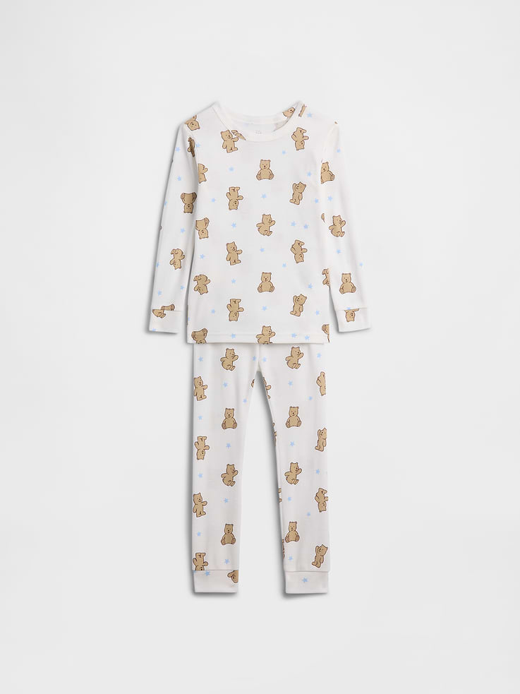 Image number 1 showing, babyGap 100% Organic Cotton Brannan Bear PJ Set