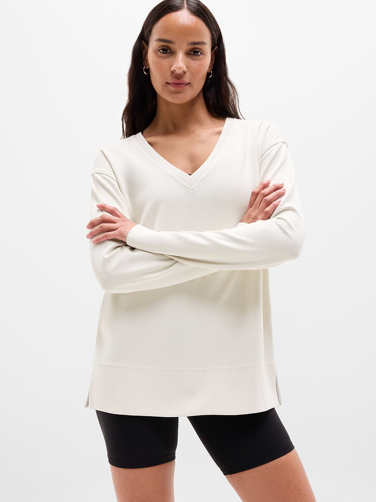Image number 1 showing, Seasoft V Neck Sweatshirt
