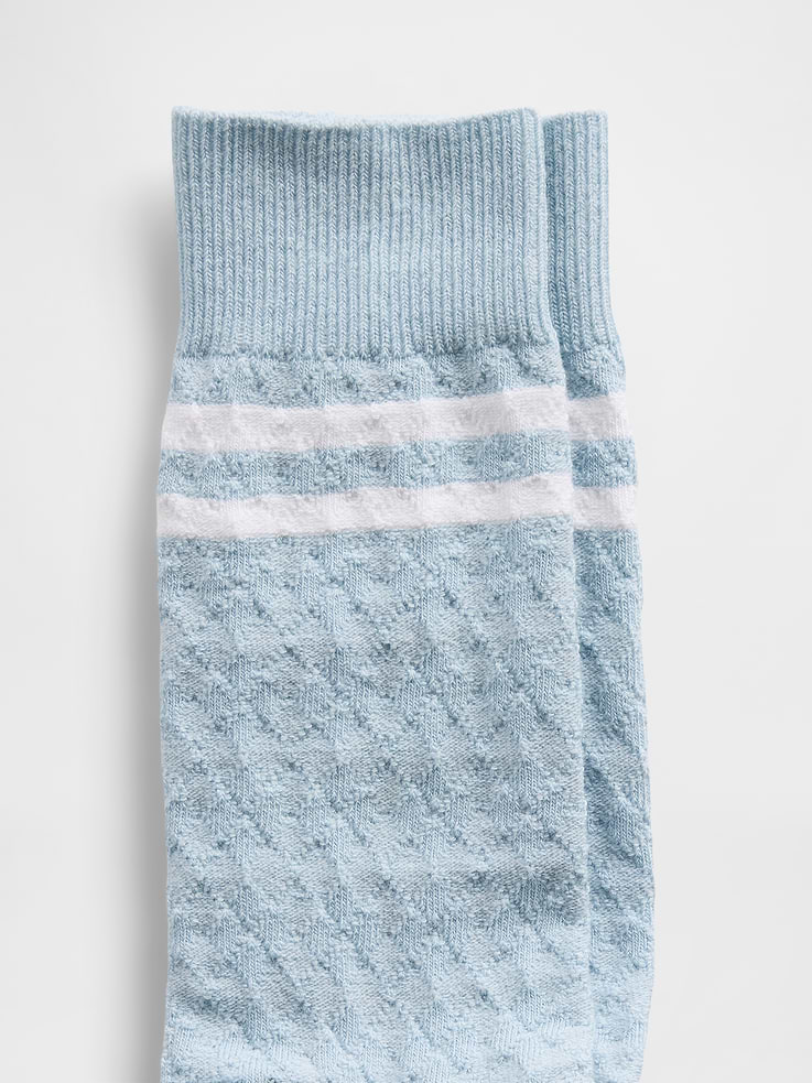 Image number 2 showing, Argyle Varsity Crew Socks