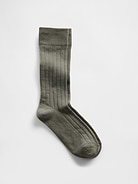 Image 1 de 2, Tricot côtelé doux extensible., Partie supérieure côtelée., Pointe et talon renforcés., Ce produit a été fabriqué dans une usine qui investit dans l’égalité des genres et l’autonomisation des femmes. En savoir plus: Combler les lacunes en matière d’équité | Gap Inc. ., Produit #874962