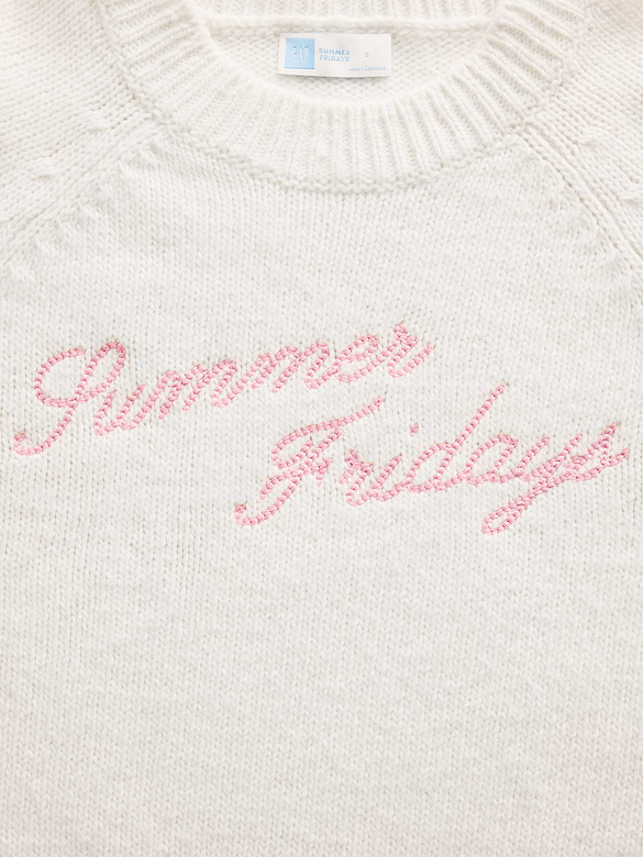 Gap × Summer Fridays Oversized Logo Sweater