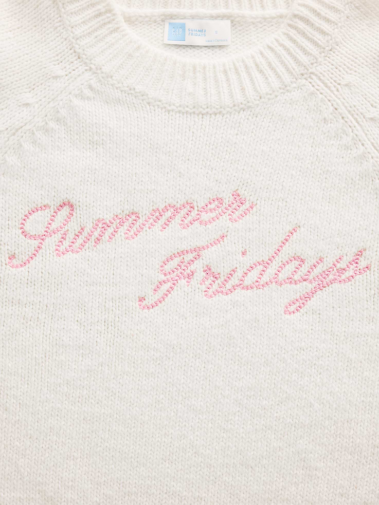 Image number 4 showing, Gap × Summer Fridays Oversized Logo Sweater