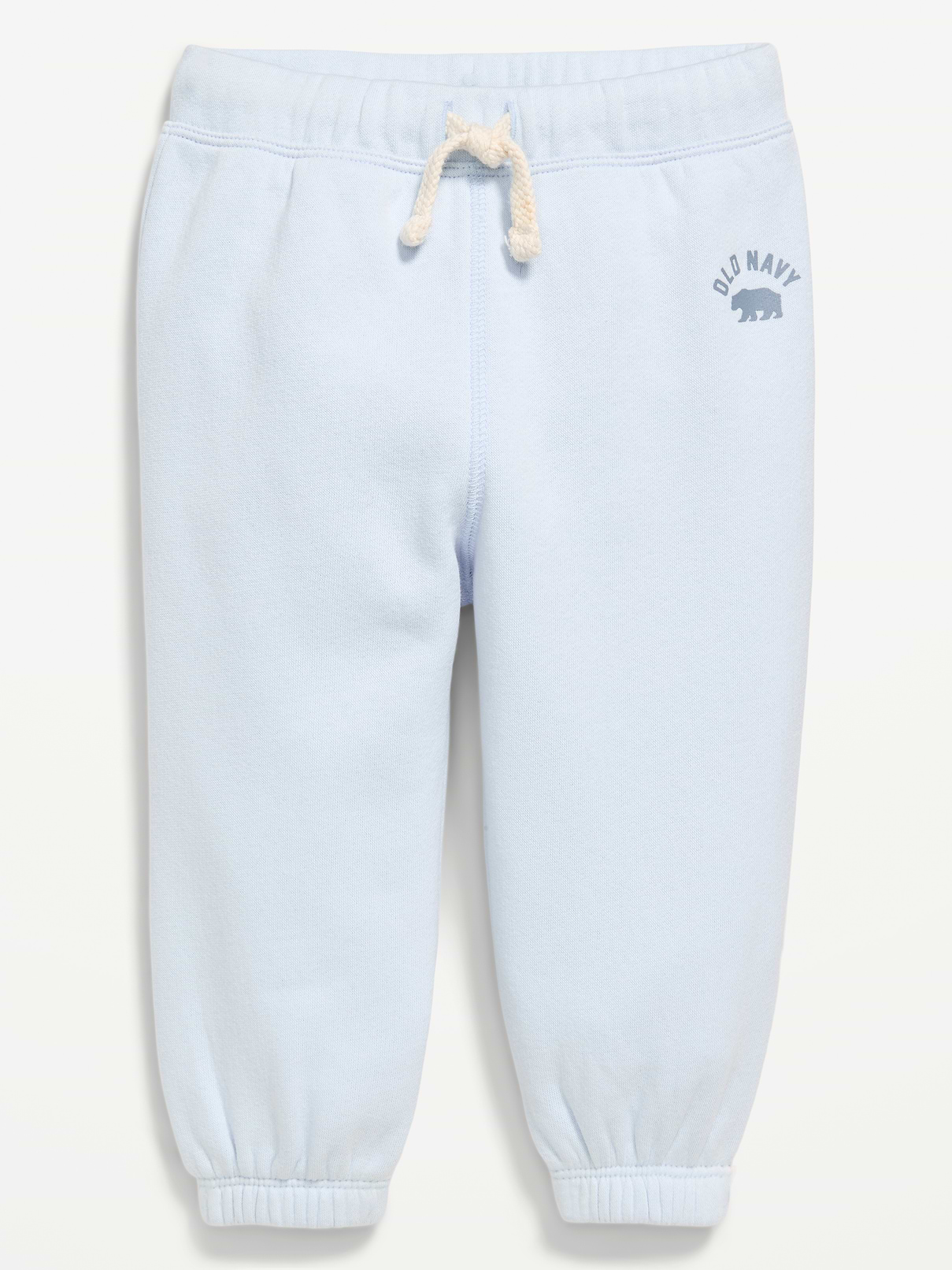 L'image numéro 1 présente Pantalon en coton ouaté à logo imprimé pour bébé