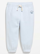 L'image numéro 1 présente Pantalon en coton ouaté à logo imprimé pour bébé