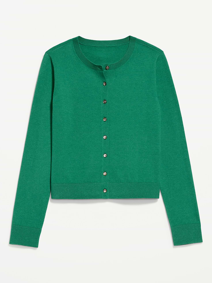Image number 4 showing, SoSoft Lite Cropped Crew-Neck Cardigan