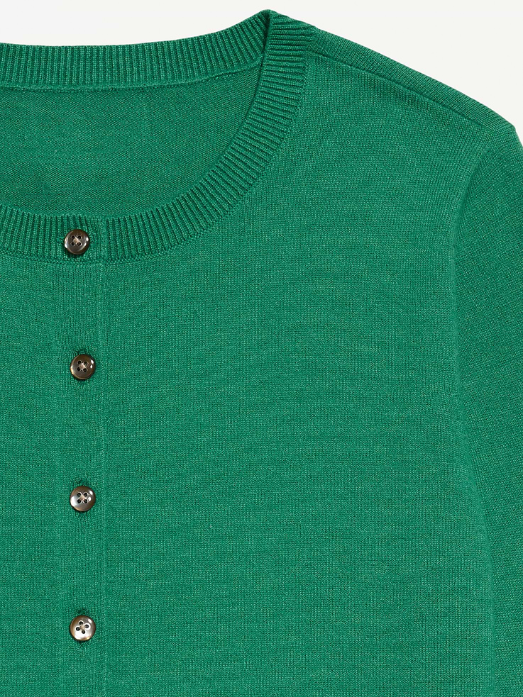 Image number 5 showing, SoSoft Lite Cropped Crew-Neck Cardigan