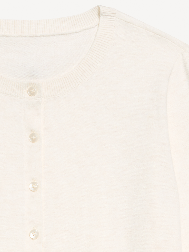 Image number 5 showing, SoSoft Lite Cropped Crew-Neck Cardigan