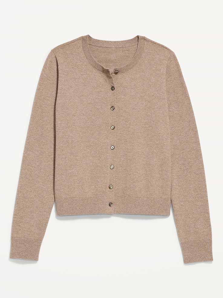 L'image numéro 4 présente Cardigan court ras du cou SoSoft léger