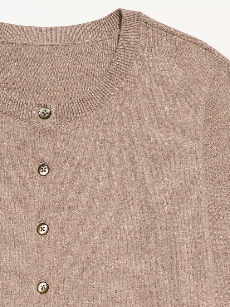 L'image numéro 5 présente Cardigan court ras du cou SoSoft léger