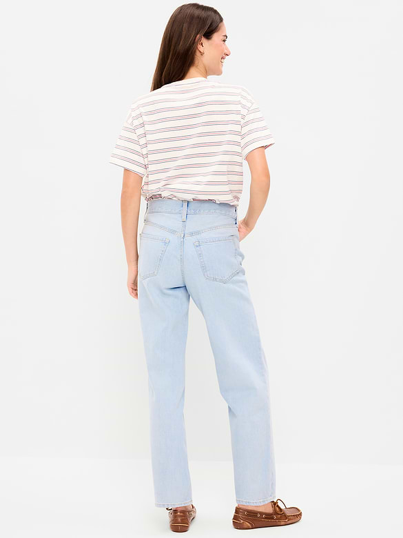 High-Waisted OG Loose Rigid Jeans