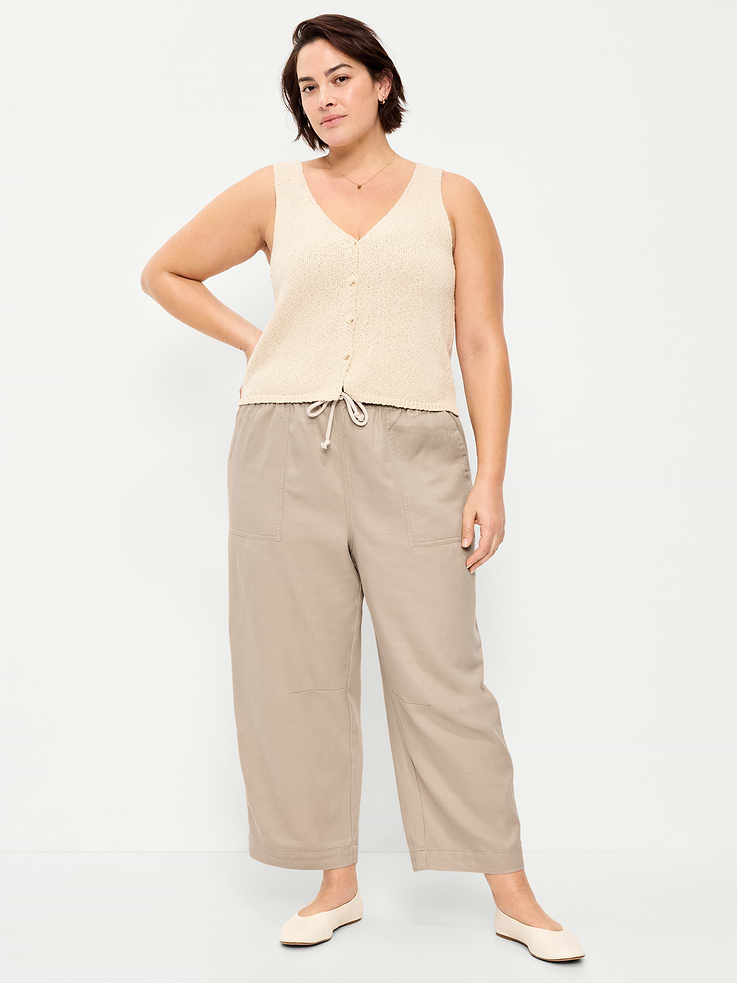 Image number 7 showing, High-Waisted Utility Ankle Pants