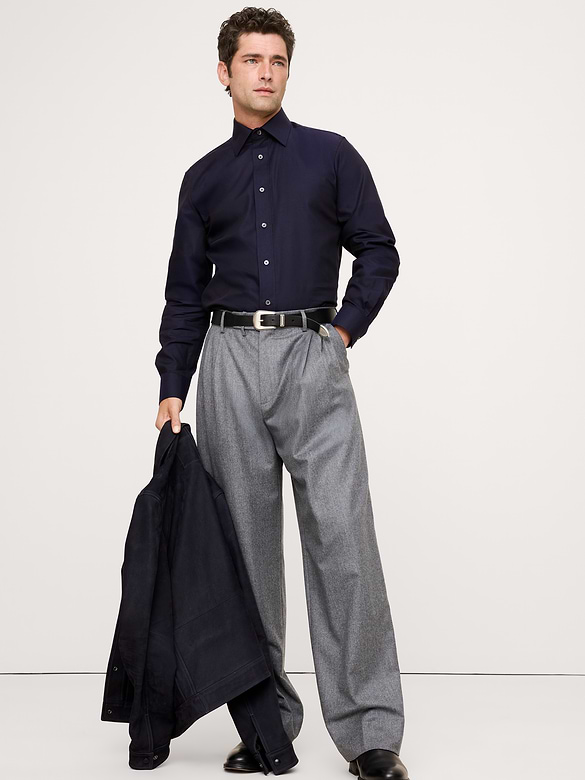 Chemise habillée ajustée infroissable