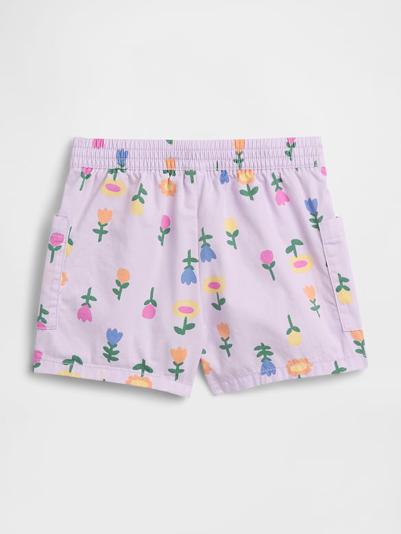 babyGap Pull-On Linen-Blend Shorts