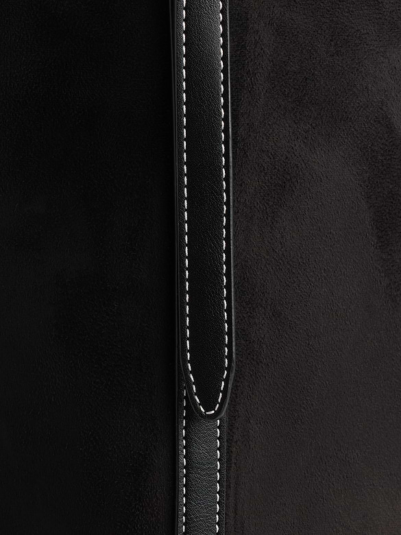 Vegan Suede Bucket Bag