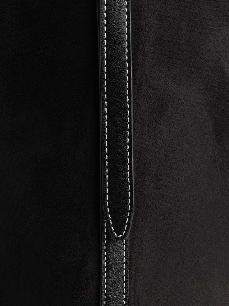 Image number 5 showing, Vegan Suede Bucket Bag