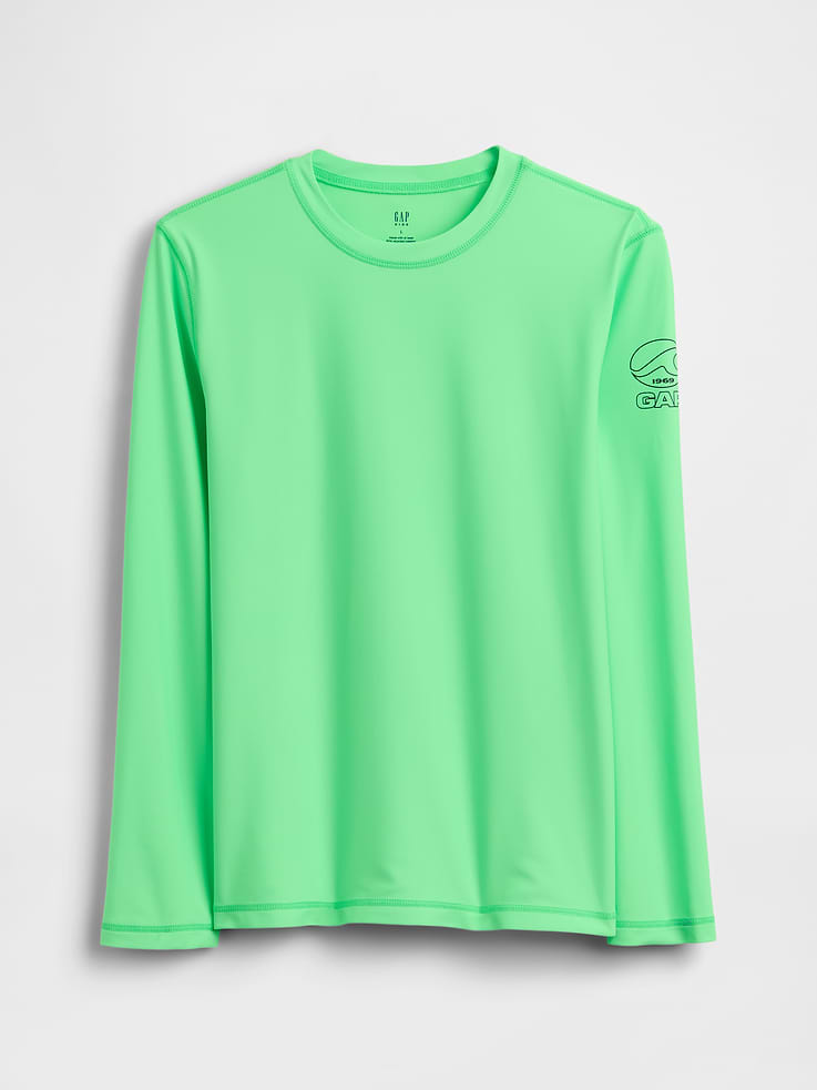 Image number 1 showing, Kids Logo Rash Guard