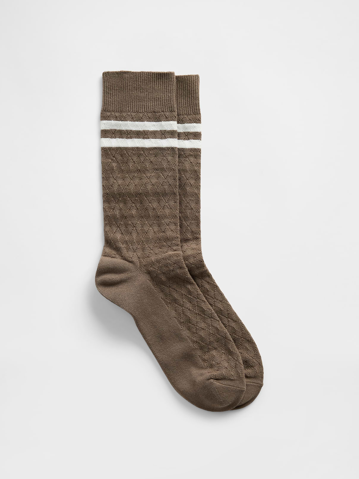 Image number 1 showing, Argyle Varsity Crew Socks