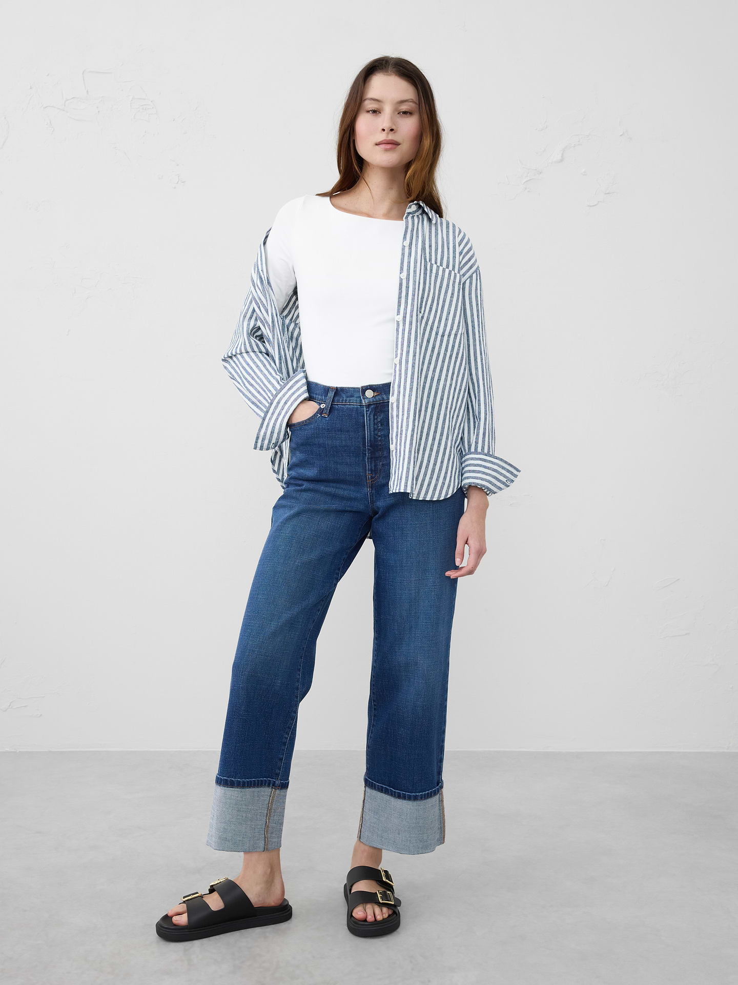 Image number 3 showing, Soft Stretch Elbow-Sleeve Top