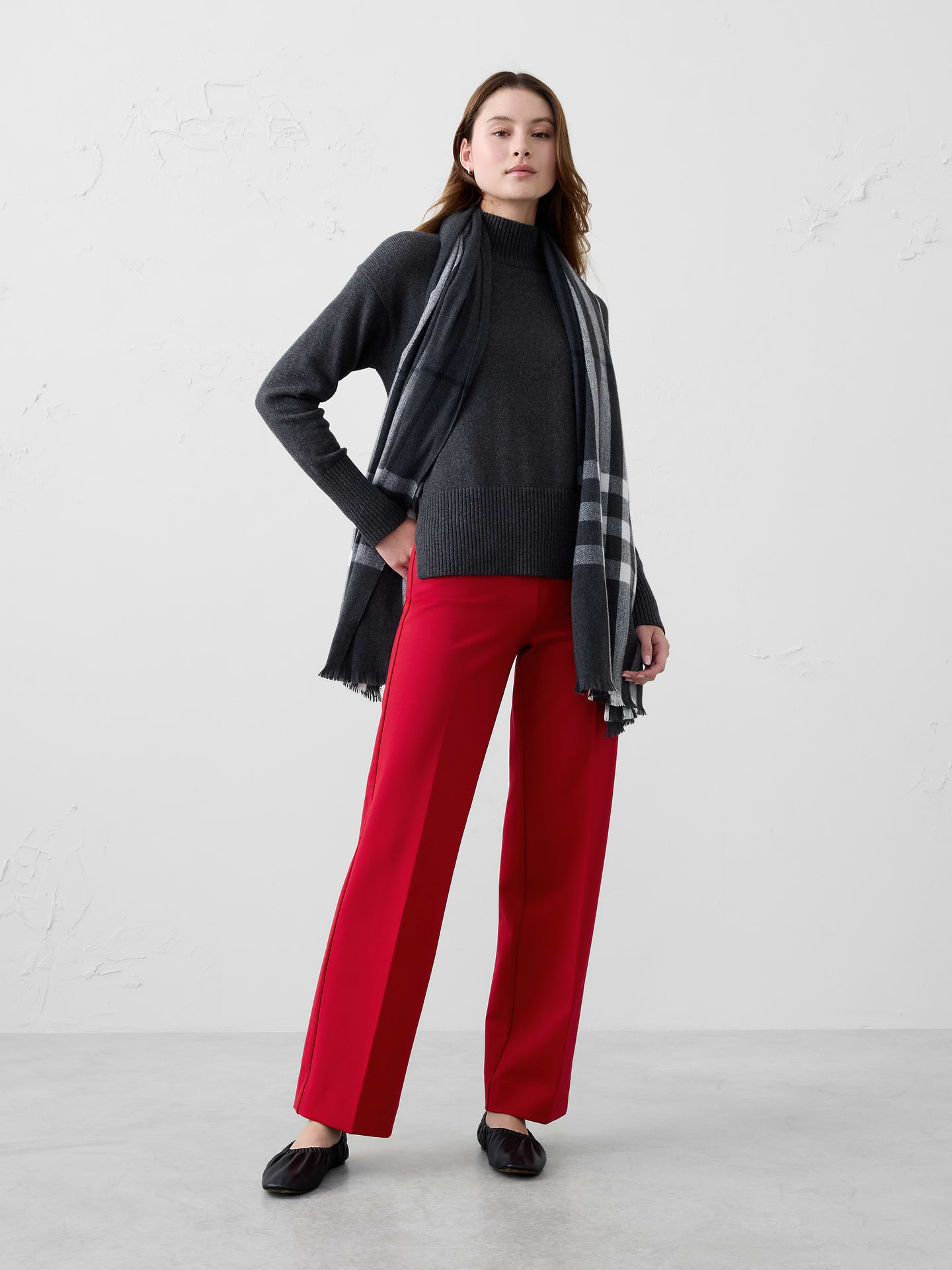 Image number 1 showing, Straight Ponte Pull-On Pant