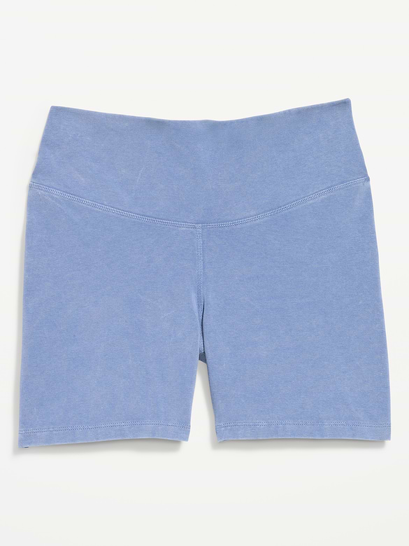 High-Waisted PowerChill Biker Shorts -- 5-inch inseam