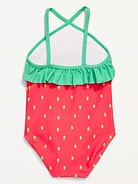 Image number 3 showing, Ruffled One-Piece Swimsuit for Toddler Girls