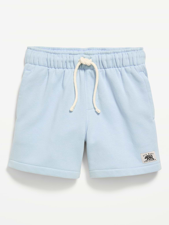 Above Knee Logo-Graphic Fleece Jogger Shorts for Boys