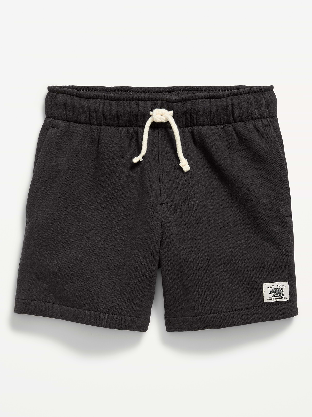 Image 4 of 4, Above Knee Logo-Graphic Fleece Jogger Shorts for Boys