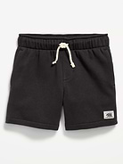 Image 4 of 4, Above Knee Logo-Graphic Fleece Jogger Shorts for Boys