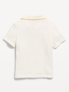 Image number 2 showing, Textured-Knit Graphic Polo Shirt for Toddler Boys