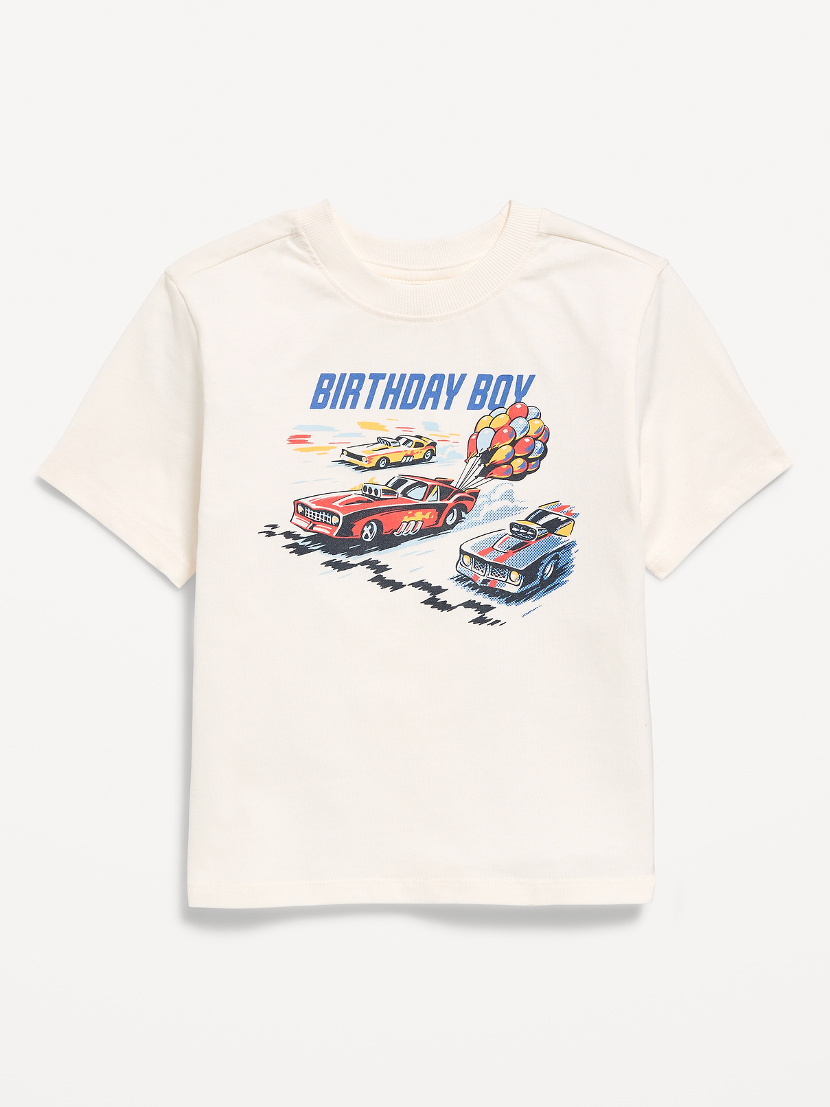 Image number 2 showing, Oversized Short-Sleeve Birthday Graphic T-Shirt for Toddler Boys