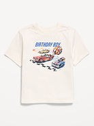 Image number 2 showing, Oversized Short-Sleeve Birthday Graphic T-Shirt for Toddler Boys