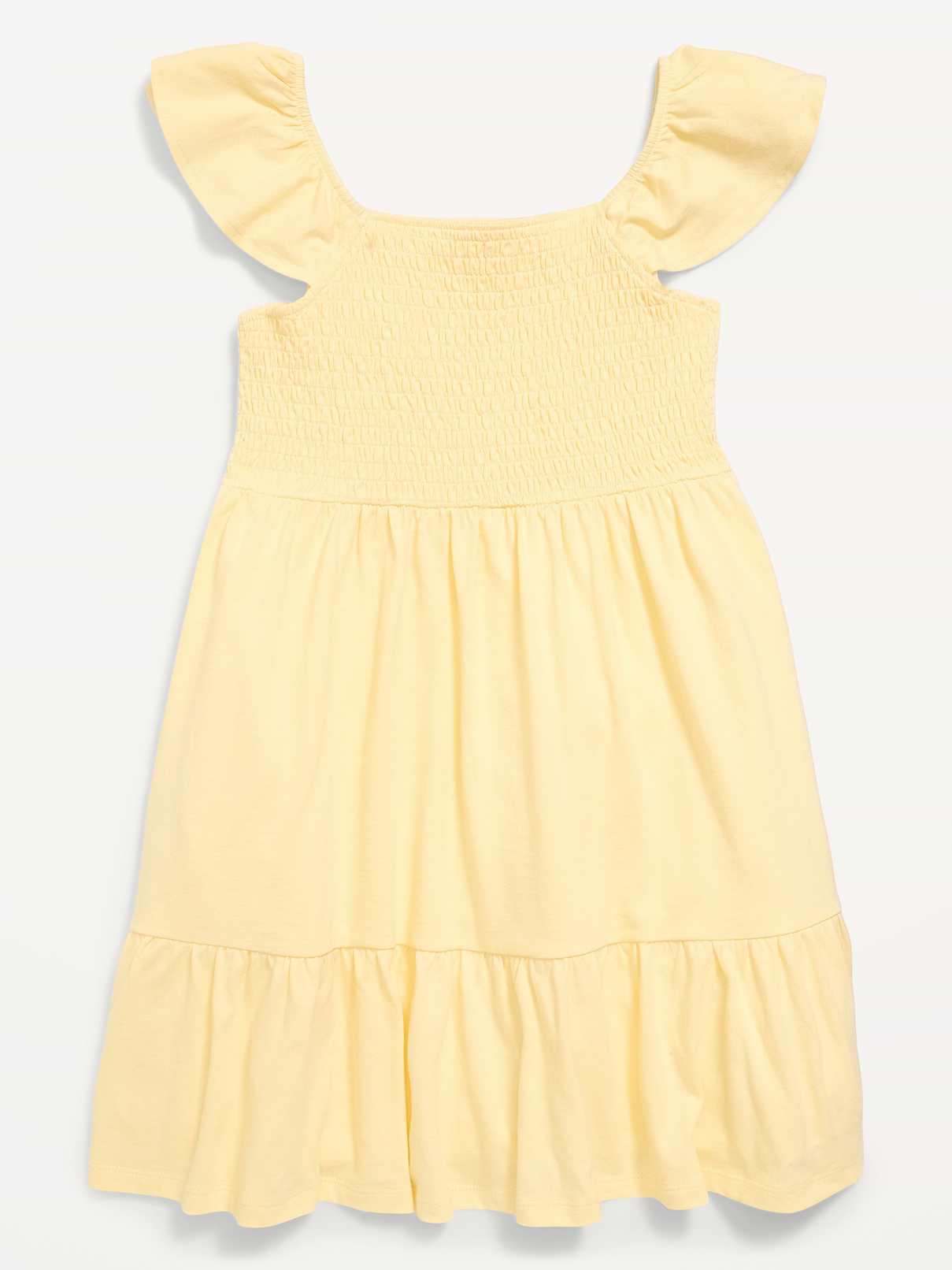 Image number 3 showing, Fit and Flare Smocked Dress for Girls