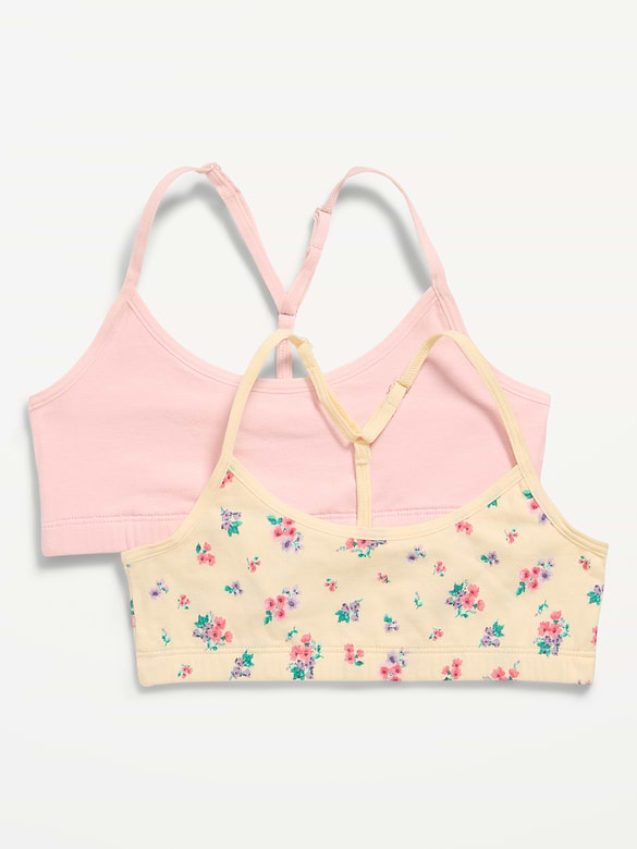 Soutien-gorge camisole dos nageur pour fille (paquet de 2)