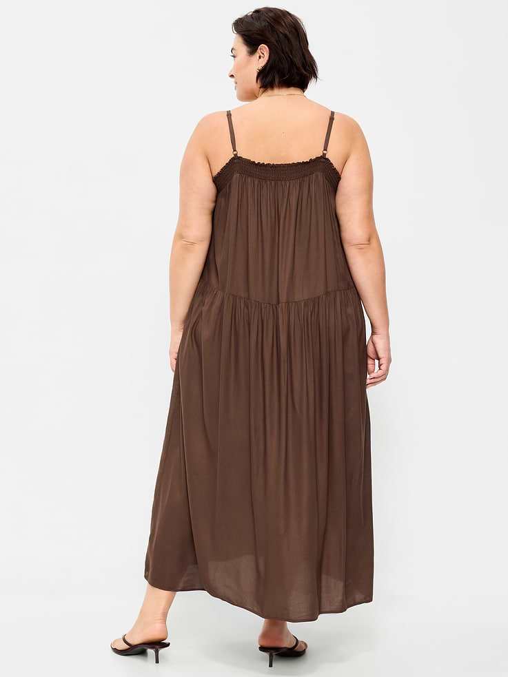 Image 10 of 10, Airy Smocked Maxi Dress