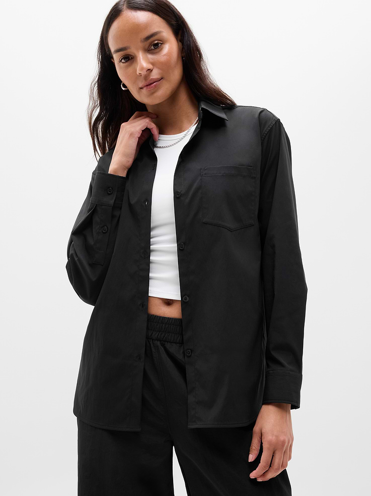 Image number 1 showing, Midday Relaxed Poplin Shirt