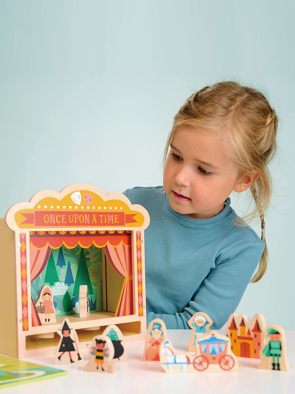 Wooden Tabletop Theatre Toy