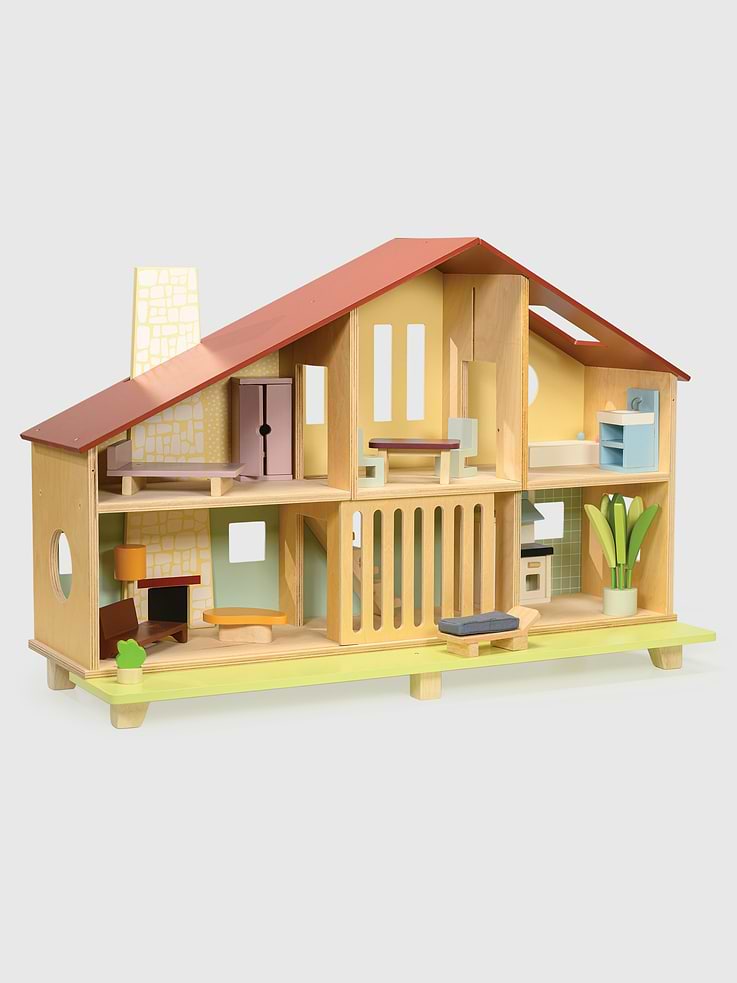 Image number 3 showing, Cedar Chalet Doll House