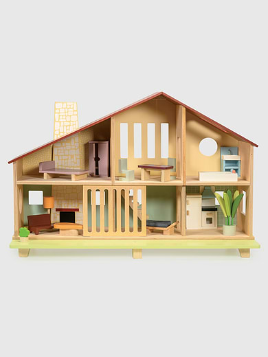 Image number 2 showing, Cedar Chalet Doll House