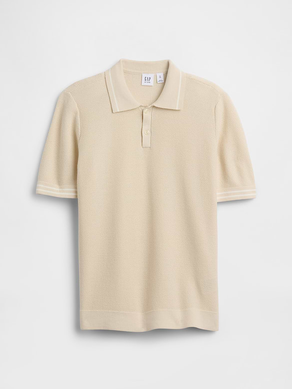 Kids Relaxed Sweater Polo Shirt
