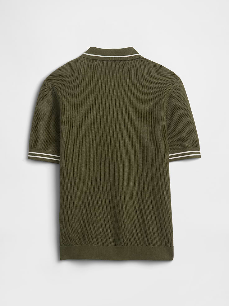 Image number 2 showing, Kids Relaxed Sweater Polo Shirt