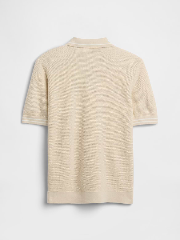 Kids Relaxed Sweater Polo Shirt