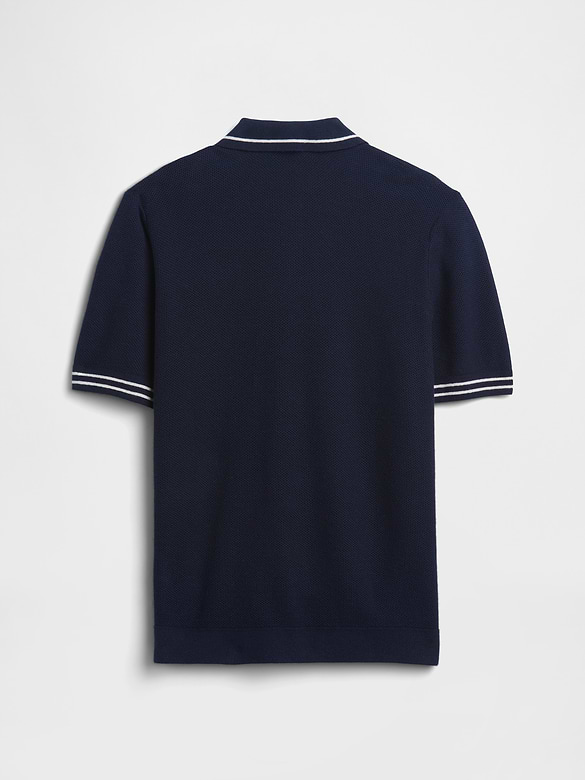 Kids Relaxed Sweater Polo Shirt