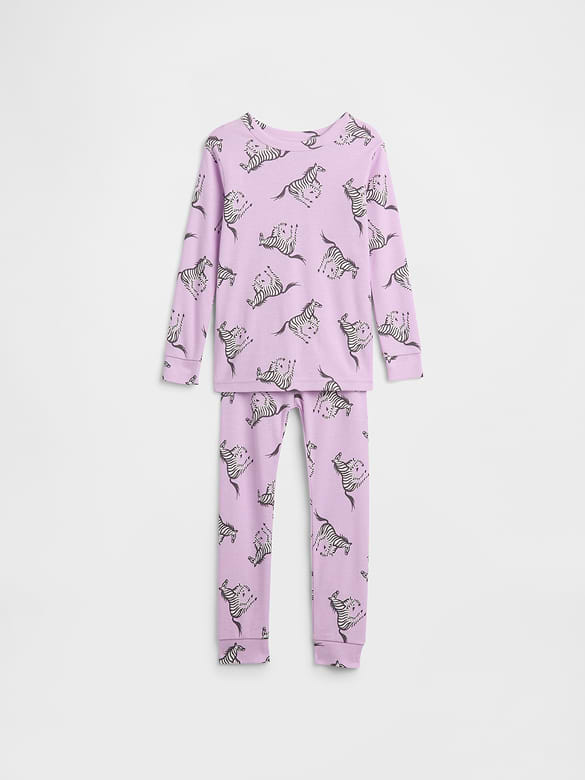 babyGap 100% Organic Cotton Zebra PJ Set
